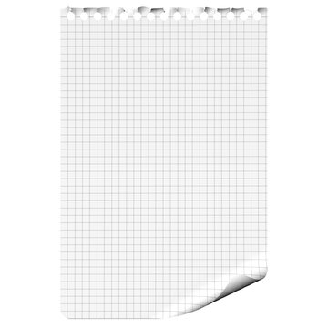 Foglio blocco note per testo, Png, con sfondo trasparente..