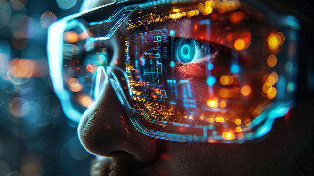 Exploring virtual reality experiences through modern glasses technology in a simulated environment