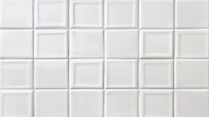 white square tile wall background