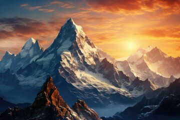 Obraz premium Capturing the Magic of Alpine Exploration