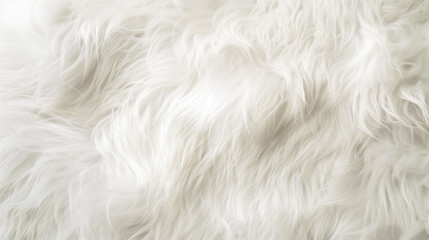 Obraz premium Abstract up close soft white fur background, furry fluffy texture