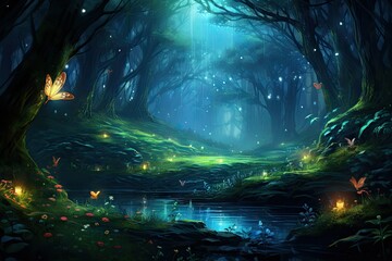 Fototapeta premium Exploring the Enigmatic Woods