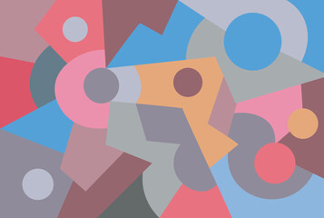 Fototapeta premium colorful abstract art for wall decoration 