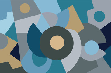 colorful abstract art for wall decoration

