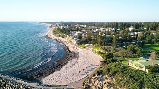 Cottesloe Beach aerial view, Perth