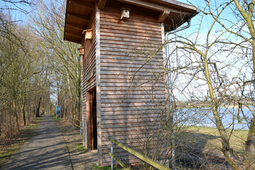 Vogelbeobachtungsturm in Ketzür im Havelland