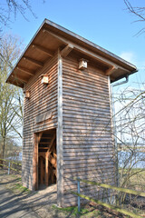 Vogelbeobachtungsturm in Ketzür im Havelland