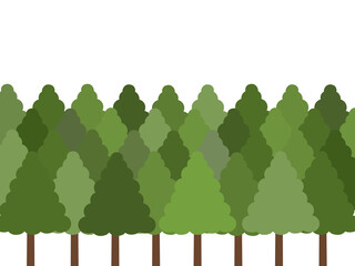 杉の木のシンプルなイラスト