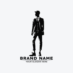 Man clothing store logo