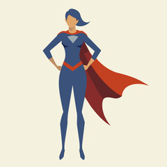 Empowered Woman: Minimalist Vector Icon