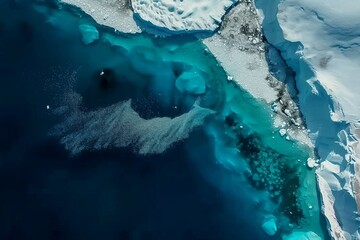 Melting Glaciers Highlighting the Impacts of Climate Change