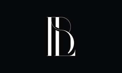 BL, LB, B, L, Abstract Letters Logo Monogram