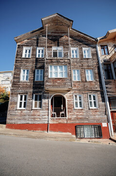Traditional wooden architecture of Prince Islands near Istanbul city, Turkey