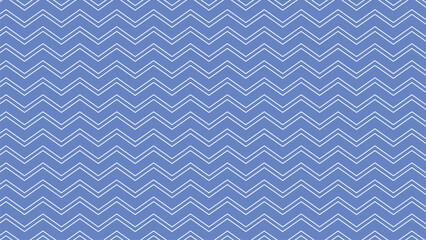 Blue zig zag seamless pattern background wallpaper vector image for backdrop or fashion design