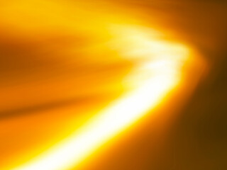 スピード感のある強い閃光がブーメランのように曲りながら移動する金色のイメージテクスチャー