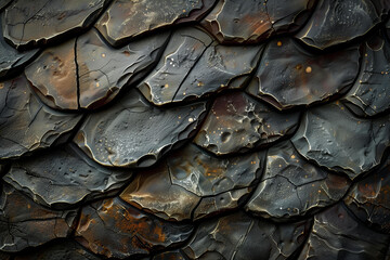 stone texture dragon scales, skin close-up
