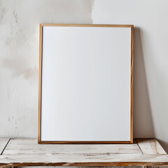 blank canvas or frame for a mock up