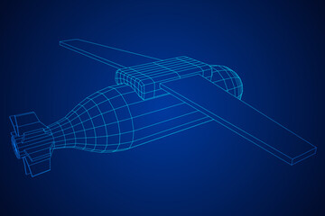 Aerial Weapon Guided Smart Bomb with Wings