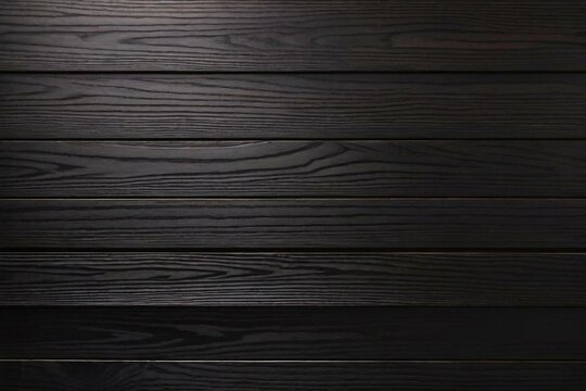 A close-up shot of ebony wood with dark and moody lighting. The image highlights the rich color and texture of the natural material. generative ai