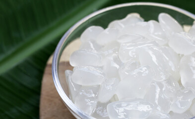 Sugar palm seed in syrup