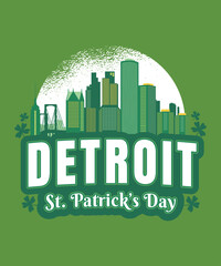 Detroit St Patrick's Day t-shirt