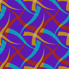 Arrow-shaped figure vector ornament.Seamless pattern. - 752154427
