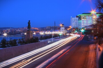 Fototapeta premium Night city