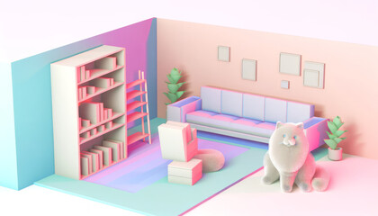 Solo Cat's Pastel Domain