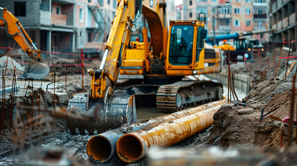 Pipes for modern construction equipment