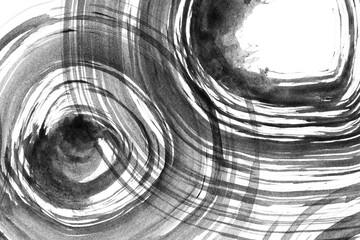 Realistic rough black marker. Set of ink lines. The doodle is drawn on a white isolated background...