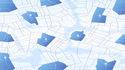 Location charging station location mark on gps navigation isometric map. POI fast supercharger station. EV destination tag. Huge top view. Tracking path, route. Editable vector illustration