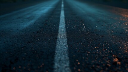 Image of dark asphalt road.