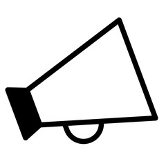 director cinema megaphone icon 