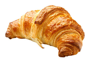 Breakfast Croissant Isolated On Transparent Background