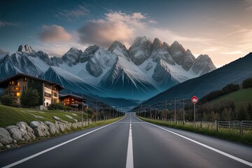 Strada verso la Montagna