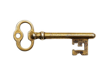 The Door Key Isolated On Transparent Background