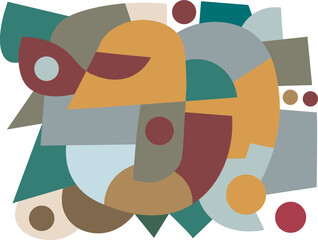 colorful abstract art for wall decoration