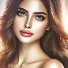 Beautiful Women painting images