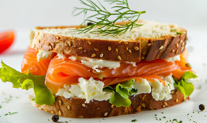Treat Yourself to the Ultimate Morning Delight with Our Fresh Sandwich