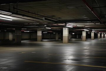Subterranean Tranquility: Unoccupied Garage Below