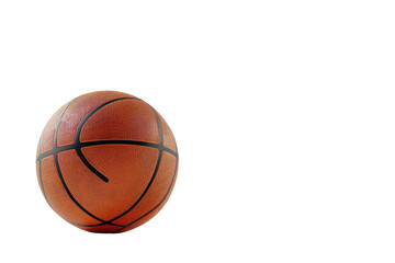 The Beauty of a Basketball Isolated On Transparent Background