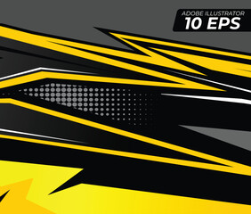 Car Wrap Decal Design Vector