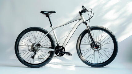 Fototapeta premium bike on white background
