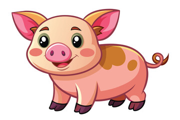 Obraz na płótnie Canvas Illustration of a pig