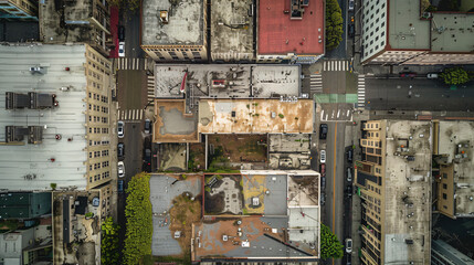 Urban Aerial Photography.