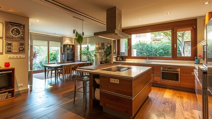 Cosy Contemporary Kitchen: Beautiful House Interior Design