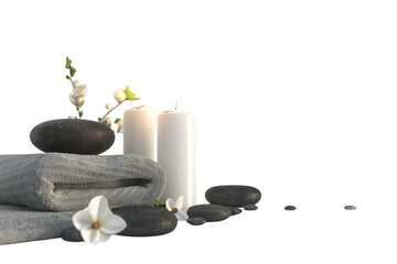 Luxurious Spa Collection Showcase Isolated On Transparent Background
