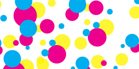 Color Rain Top Illustration. Festival Shine Card. Flying Invitation. Color Confetti Transparent Pattern. Polka Transparent Invitation background.