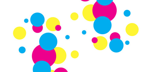 Color Rain Top Illustration. Festival Shine Card. Flying Invitation. Color Confetti Transparent Pattern. Polka Transparent Invitation background.