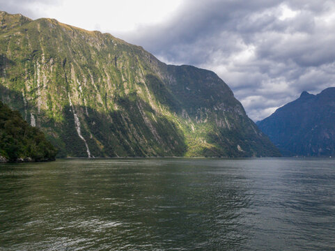 A magnificent mountain on Milford's Sound